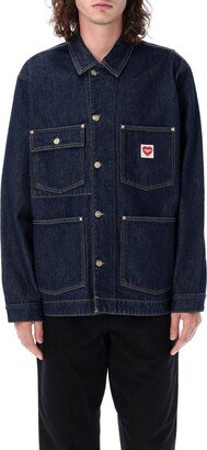 Nash Logo Patch Long-Sleeved Denim Jacket