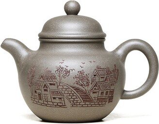 The Traditional Chinese Vessel Type-Duo Qiu Zisha Teapot