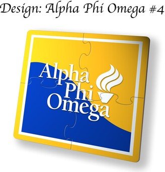 Alpha Phi Omega Beverage Jigsaw Puzzle Coasters Square | Set Of 4