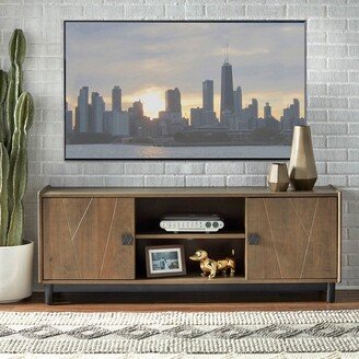 Dulce Entertainment Center TV Stand for TVs up to 55 Gray - Buylateral