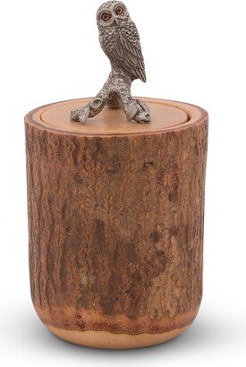 Owl Wood Canister