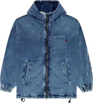 D-Hennes hooded denim jacket