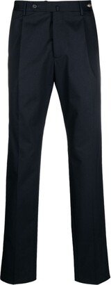 Stretch-Cotton Slim-Cut Trousers