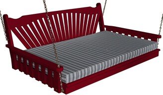 Kunkle Holdings, LLC Pine 4' Fanback Swingbed