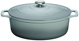 7.25Qt Cast Iron Oval Dutch Oven