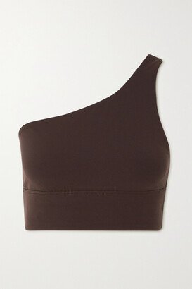 Align A/b Asymmetric Nulu Sports Bra - Brown