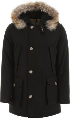 Hooded Buttoned Down Coat