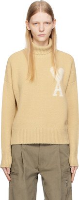 Beige Ami de Cœur Turtleneck