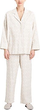 Infinity Flannel Print Pajama Set