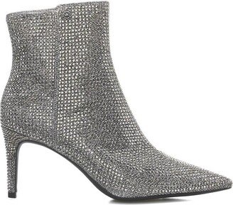 Aline Embellished Heeled Ankle Boots