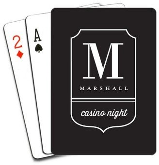 Playing Cards: Casino Night Playing Cards, Gray