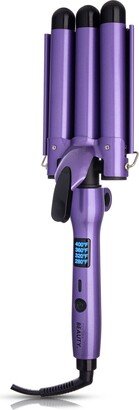 CORTEX BEAUTY Digital & Foldable 1-Inch Three-Barrel Waver