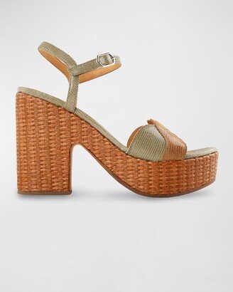 Diber Platform Leather Sandals