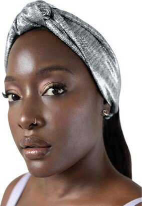 The Wrap Life | Allure Knotted Headband in Silver