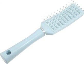 Unique Bargains Women's and Men's Plastic Hair Brush Detangling Brush 1Pc Blue