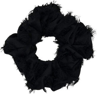 Brunch Scrunchie - Frayed Black