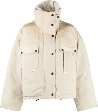 Dellazia padded faux-shearling jacket