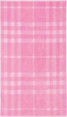 Logo-Patch Check-Pattern Towel