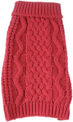 Swivel Swirl Heavy Cable Knit Sweater - Large