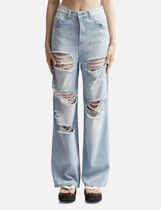 Open YY Distressed High Waist Jeans