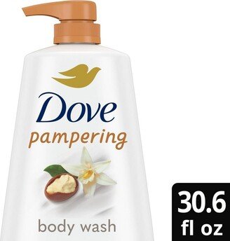 Dove Beauty Pampering Body Wash Pump - Shea Butter & Vanilla - 30.6 fl oz