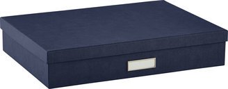 Bigso Stockholm Document Box Navy