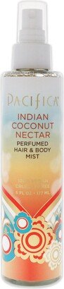 Perfumed Hair and Body Mist - Indian Coconut Nectar by for Women - 6 oz Body Mist