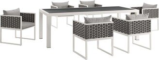 Newtok 7-piece Patio Aluminum Dining Set by Havenside Home