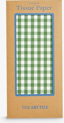 Selfridges Edit Gingham-print Pack of Four Tissue Paper