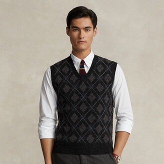 Argyle Wool Sweater Vest