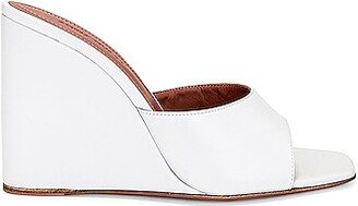 Lupita Nappa Wedge in White