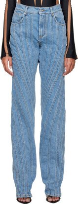 Blue Spiral Jeans-AA