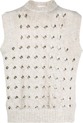 Neutral Toby Knitted Vest