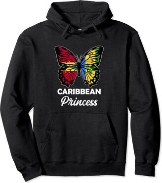 Grenada and Vincent Mix Caribbean Princess Grenada Vincent Half Grenadian Vincentian Pullover Hoodie