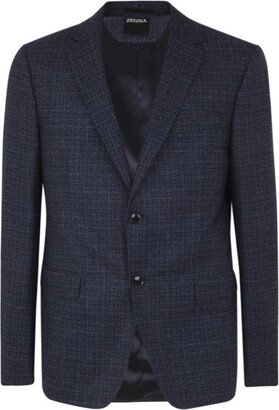 Single-Breasted Straight Hem Blazer-AA