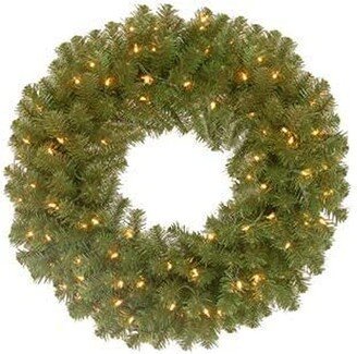 National Tree Company Pre-Lit Artificial Christmas Wreath-AD