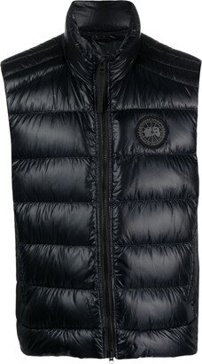 Logo-Appliqué Quilted Down Gilet