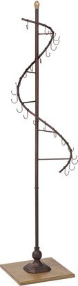 Metal Bronze 72-inch Spiral Purse Tree