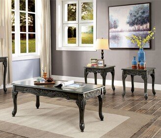 Regency Traditional Grey 48-inch Wood 3-Piece Accent Table Set