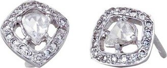 Rose-Cut Diamond Stud Earrings