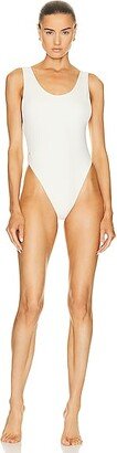 Eterne Bella Tank One Piece Swimsuit in Ivory