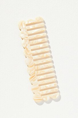 Solar Eclipse Scalloped Acetate Hair Comb