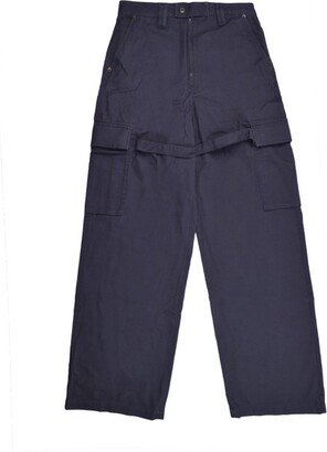 Belted-Leg Cargo Trousers