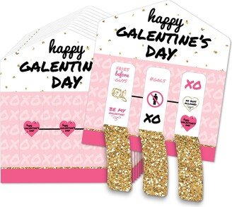 Big Dot Of Happiness Be My Galentine - Valentine's Party Game Pickle Cards Pull Tabs 3-in-a-Row 12 Ct