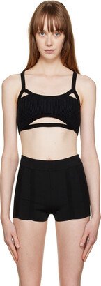 Black Le Papier 'Le Bandeau Bellinu' Bra