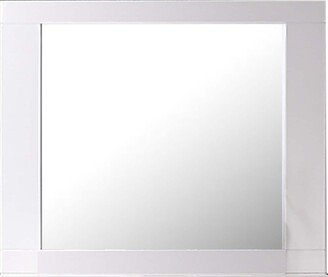 Adair Beveled Dresser Mirror in White