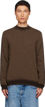 Brown Mini Monogram Sweater