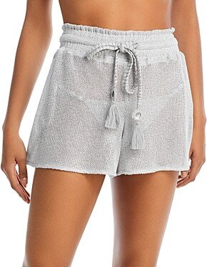 Matrix Drawstring Swim Cover-Up Shorts