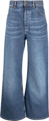 High-Rise Wide-Leg Jeans-DG