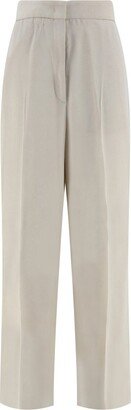 Straight-Leg Tailored Pants-AP